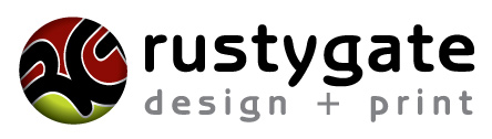 Rusty Gate Print and Design